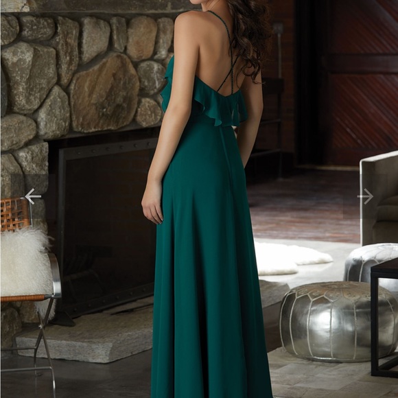 MORI Lee Bridesmaid Dress - Emerald - Picture 11 of 14